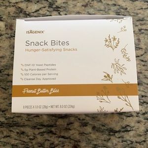 ISAGENIX Snack Bites- Peanut Butter Bliss